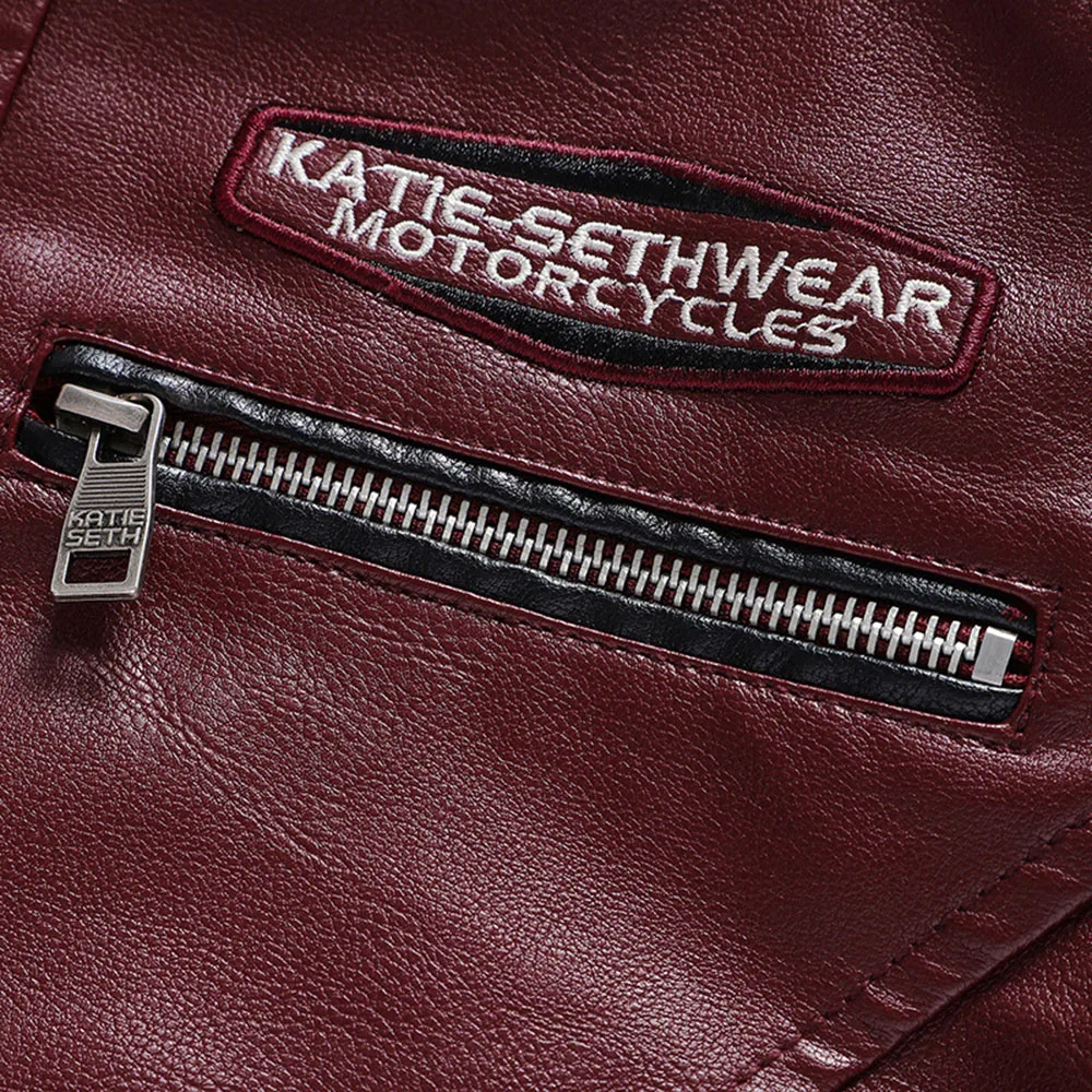 Куртка мужская из искусственной кожи пальто в стиле панк мотоциклетная куртка