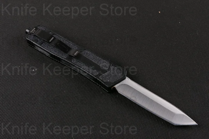 

Micro OTF Tech Knife SC Series 440C Steel Blade 57HRC Hardness Aviation Aluminum Alloy + Steel Sand Handle Self Defense Knife