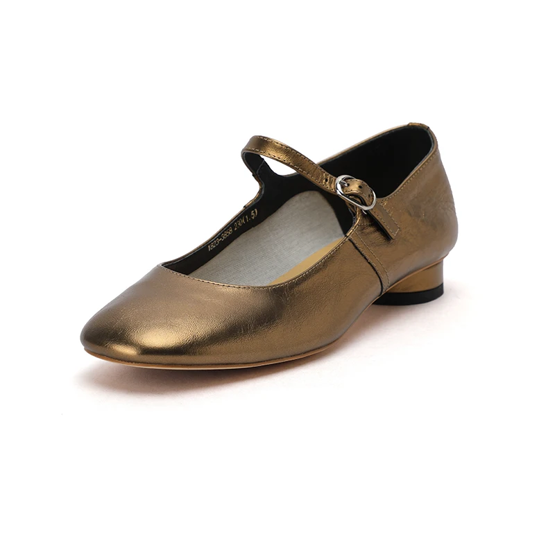 2022 new Women's pumps Natural Leather 