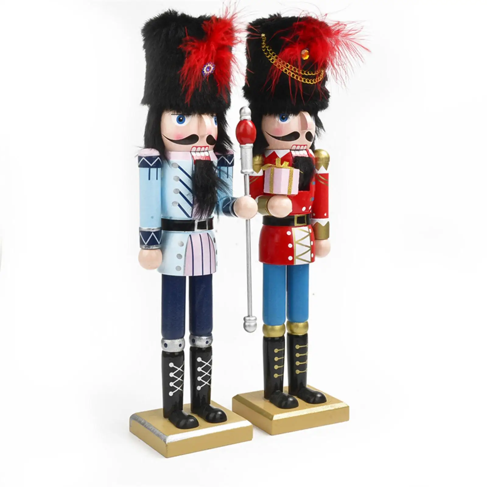 Рождественская фигурка Щелкунчика орнамент 15 дюймов традиционное портативное