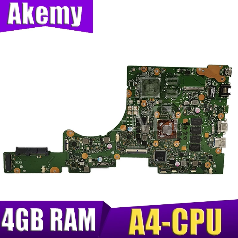 

SAMXINNO для ASUS VivoBook E402 E402B E402BA E402BP Laotop материнская плата E402BA материнская плата со штативом 4 Гб ОЗУ