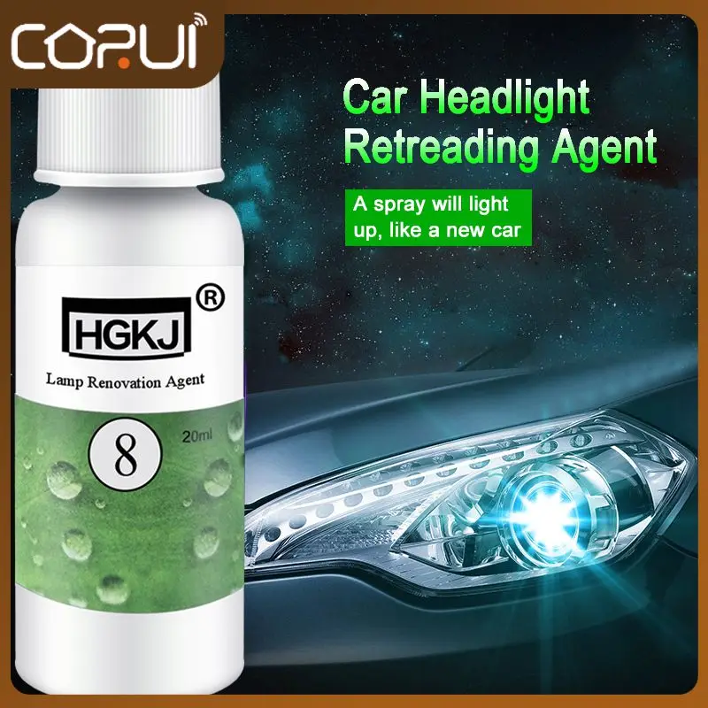 

Universal Car Headlight Retreading Agent Hgkj 24 Car Polishing Repair Kit Portable Repair Fluid Durable Car Accessories For Car