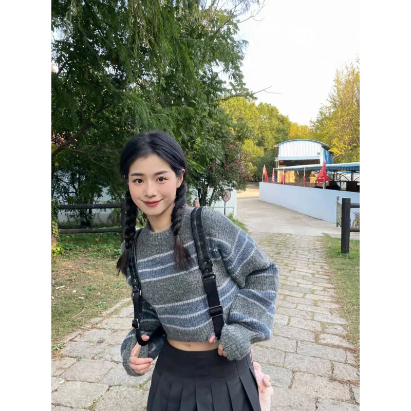 Рисунок 5 - Женский укороченный свитер в полоску