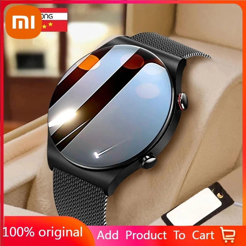 

Xiaomi Bluetooth Call Smart Watch 4G ROM Men Local Music Heart Rate Fitness Tracker Smartwatch For Huawei GT2 pro phone