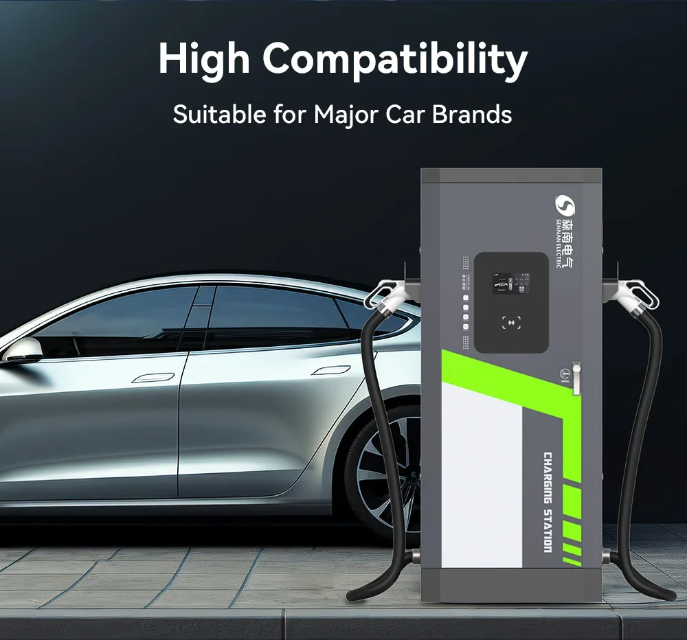 240 кВт CE Двойные вилки CCS1 CCS2 Стация быстрой зарядки постоянного тока для