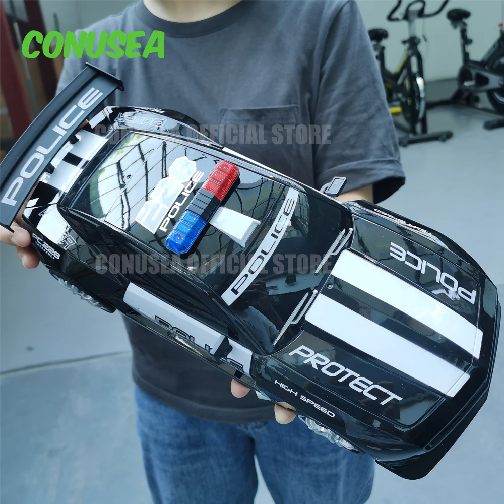 Remote Control Cars Toy With Lights Durable Chase Drift Vehi