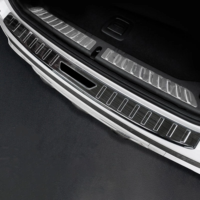 

Для BMW X3 IX3 G01 G08 Автомобильный задний бампер из нержавеющей стали Защитная крышка Внешнее украшение наклейка Модификация аксессуары