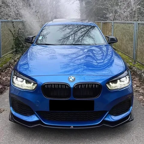 Для BMW F20 F21 Facelift 116i 118i 120i 2015-2019 Злые фары Брови Веки Передняя лампа Свет Брови Автомобильные наклейки Тюнинг