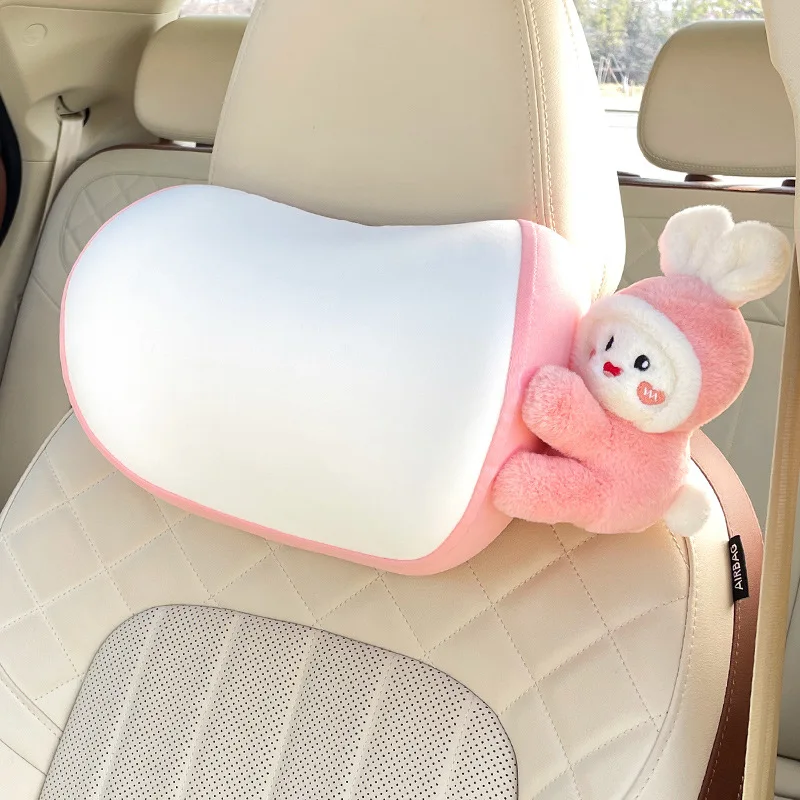 Автомобильный подголовник поддержка поясницы подушка для шеи из пены с эффектом