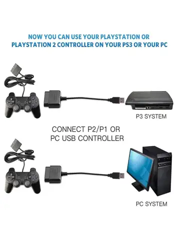 Аксессуары для видеоигр PS1, и компьютерные игры, USB-адаптер, кабель-переходник