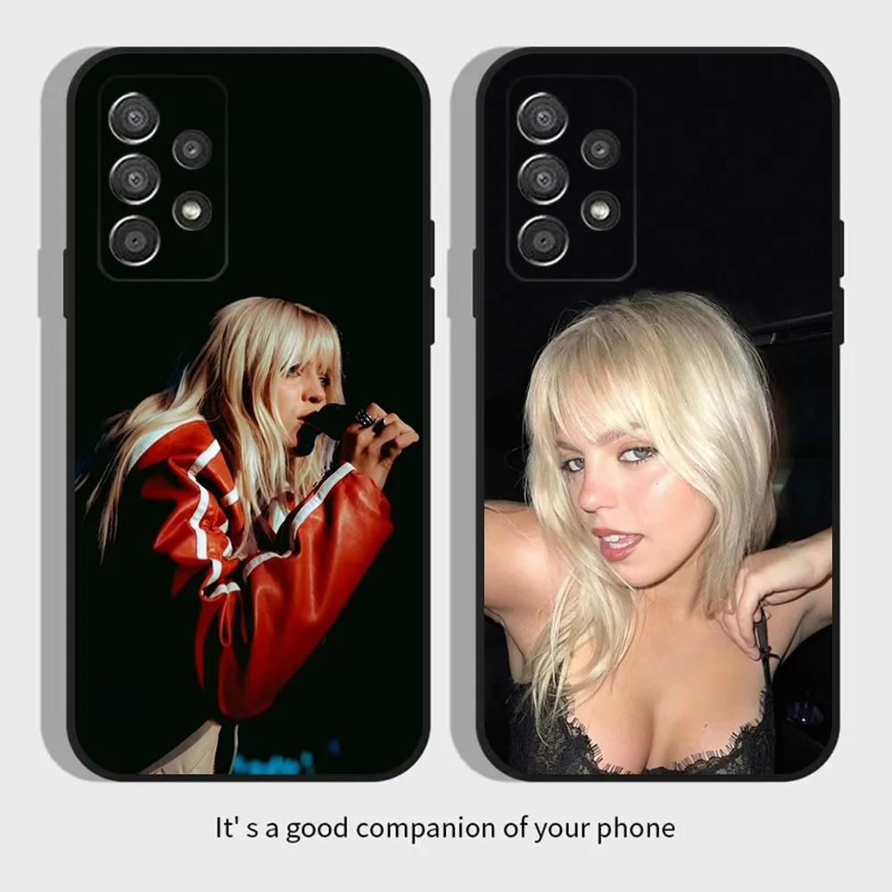 Чехол R-Renee Rapp Singer для телефона Samsung Galaxy A13 A21s A22 A31 A32 A52 A53 A71 A80 A91 мягкий черный