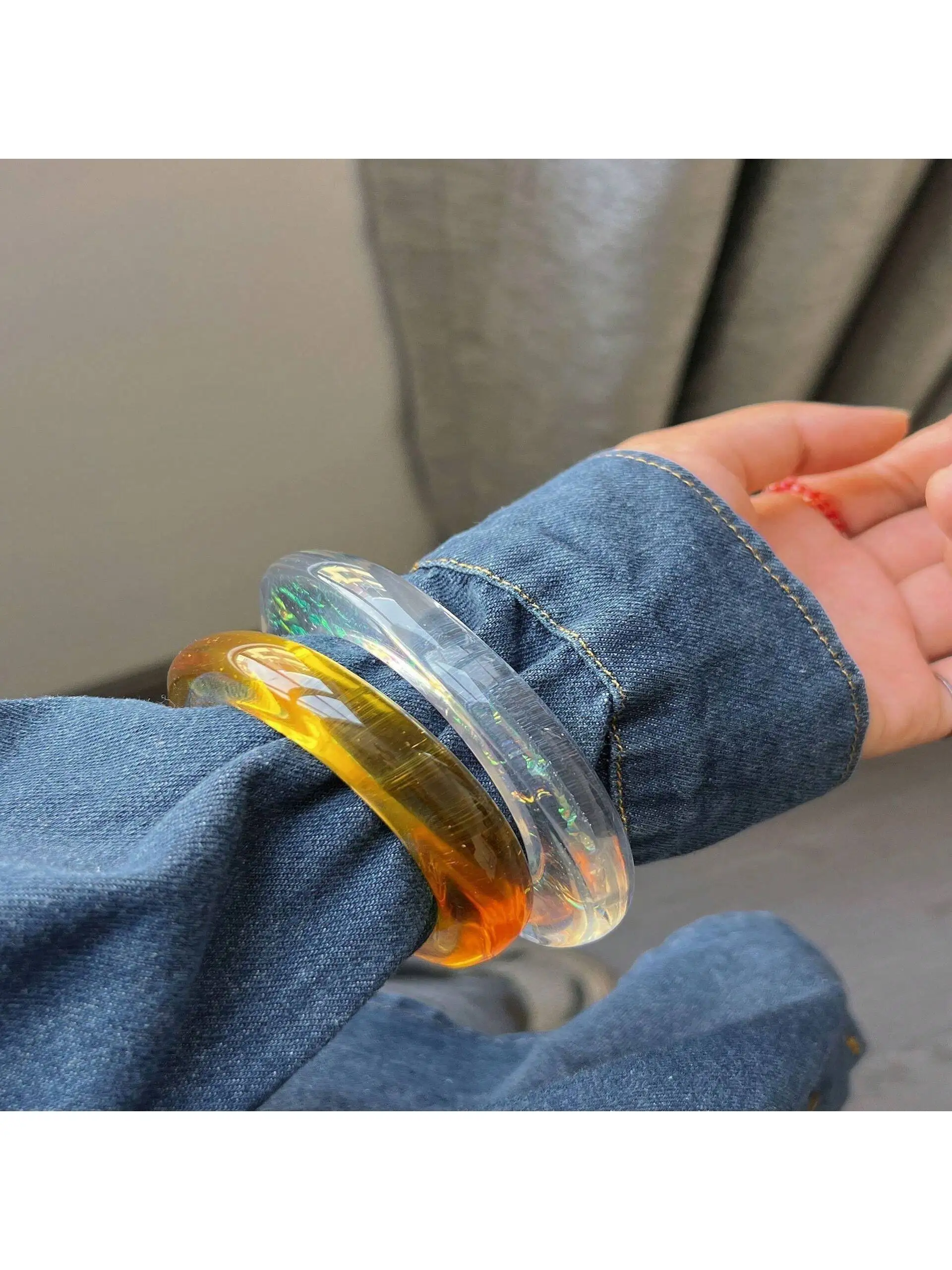 Женский дизайн ослепительный индивидуальный полупрозрачный Овальный