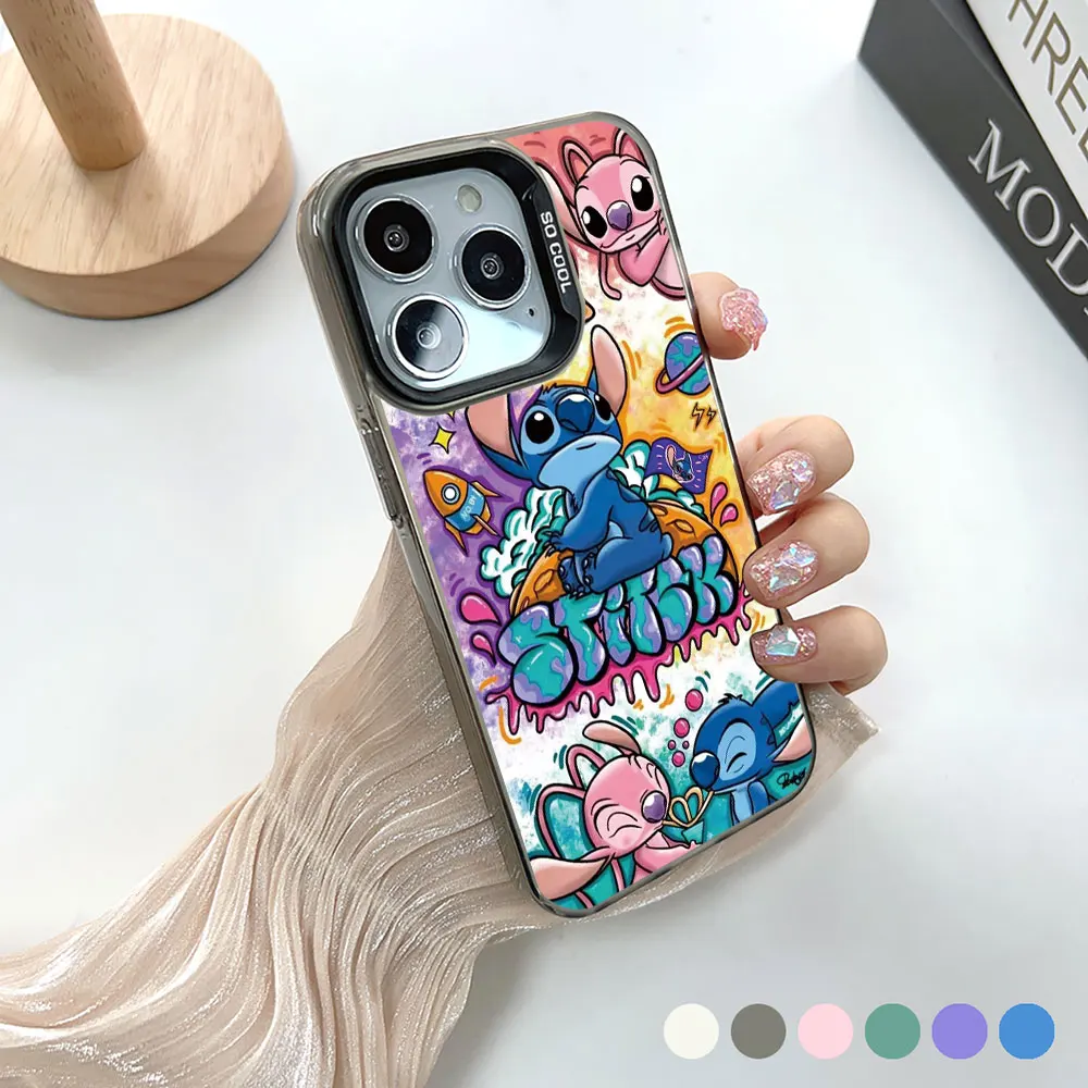 Disney Lilo Stitch Anime PHONE CASE FOR VIVO Y100 Y93 Y91 Y81 Y78 M TI Y77T Y56 Y51 Y50 Y36Y35 Y33Y Y33S Y32 Y22 S PLUS 5G