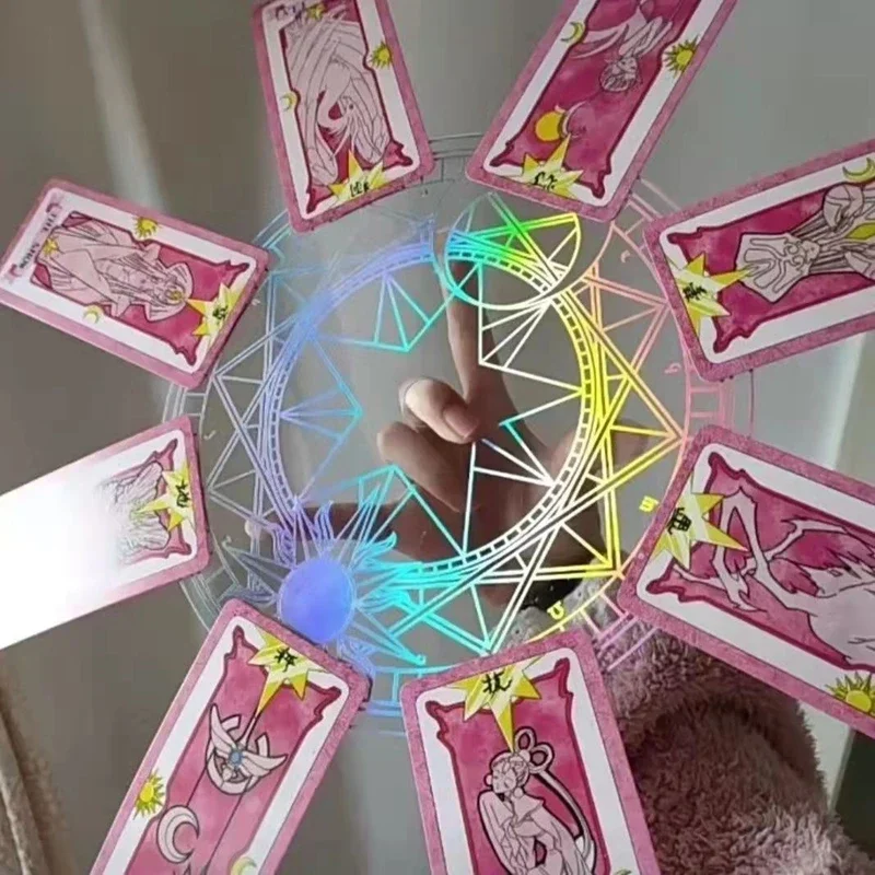 Новый аниме-карта Captor Kinomoto Sakura волшебный круг проигрыватель Таро клоу карта