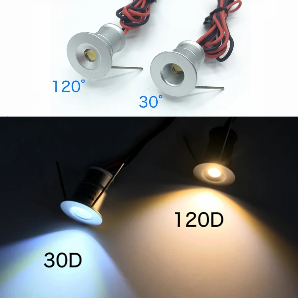 YORYZENG Мини LED прожекторы 12В 10 шт