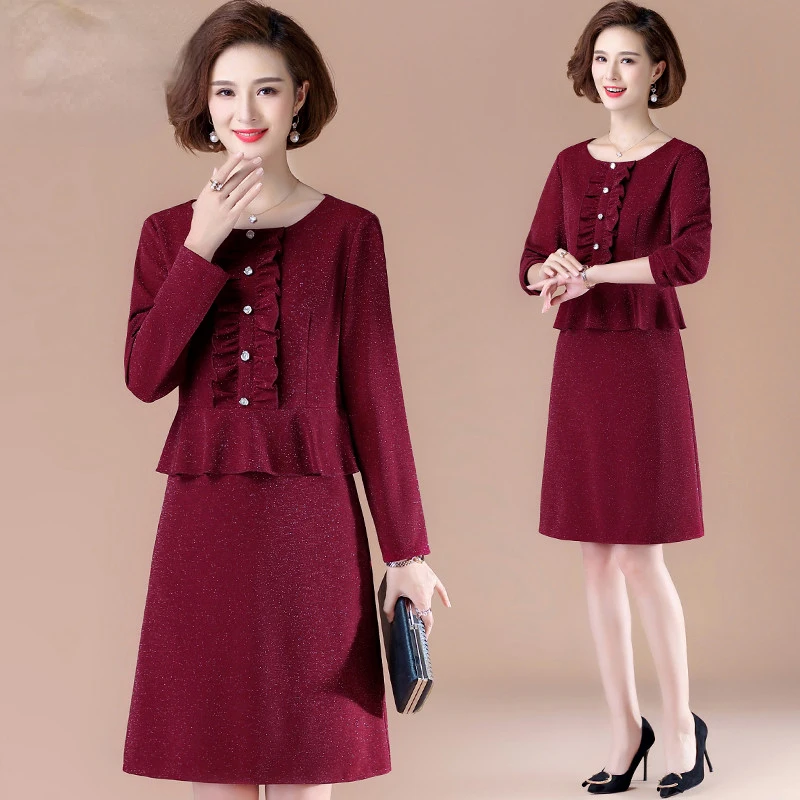 

Women Autumn Elegant Long Shirt Dress Female Square Neck Long Sleeve Solid Vestidos Ladies Casual Loose Work Dresses Femme G93