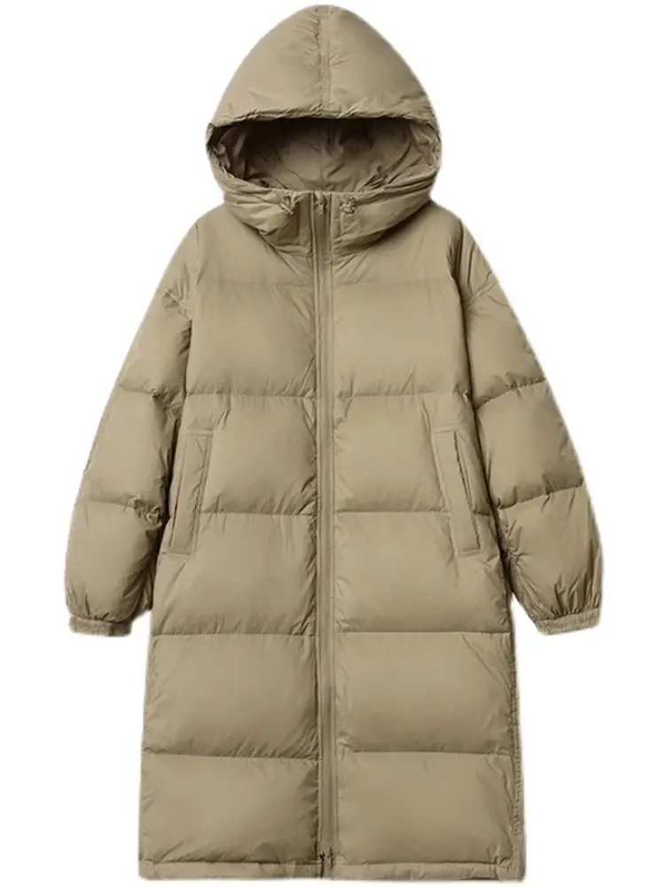 Women Long Down Jacket New Casual Styl White Duck Down Jackets Autumn Winter Coats And Parkas Female Outwear