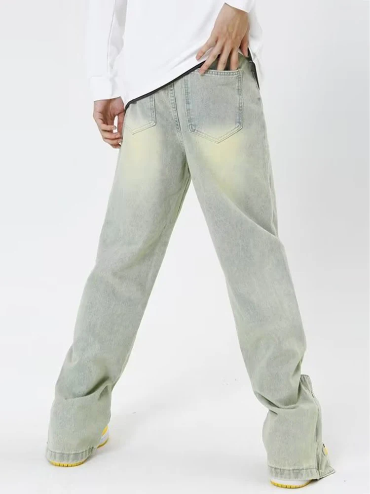 Retro Pants Men's Baggy Jeans Street Clothing and Casual Fashion Long Pants Popular Design Men's Clothing Mens Pants Denim