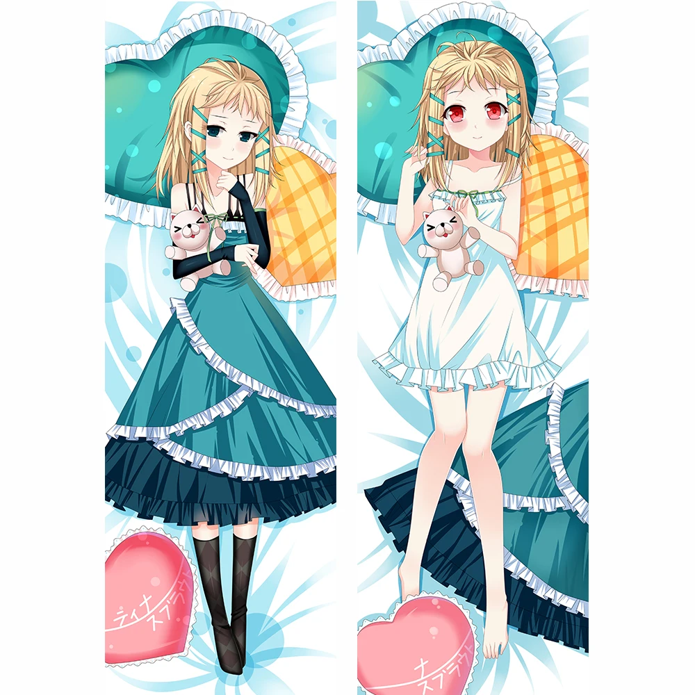 

Black Bullet (Burakku Buretto) Character Enju Aihara & Kisara Tendo & Tina Sprout Dakimakura Body Pillow Case Cover