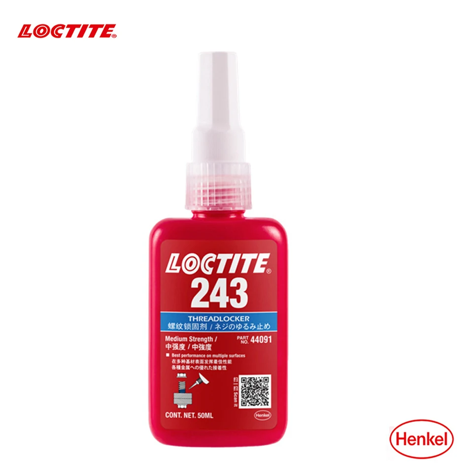 

1pcs loctite 243 screw glue 222 263 271 272 277 262 271 thread glue 290 locking agent anti-loose high temperature anaerobic