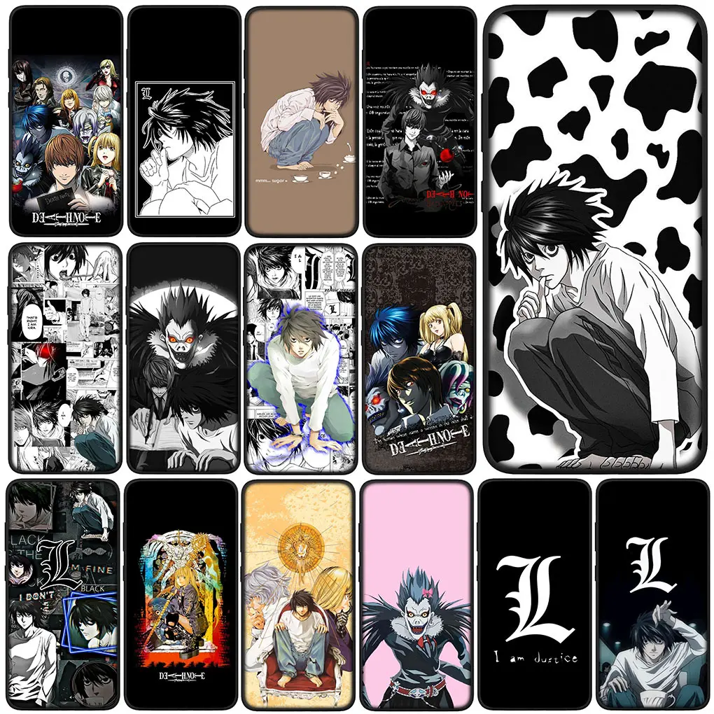 Чехол для телефона L Mello Lawliet Death Note Xiaomi Redmi 13 14C 13C A3 12 Pro Plus 12s A3X Note13 мягкий чехол