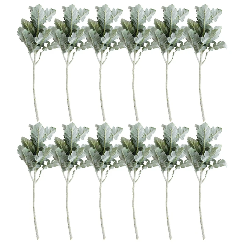 

Dusty Artificial Greenery Bush Plants For Wedding Flower Fillers DIY Bouquets And Floral Arrangements