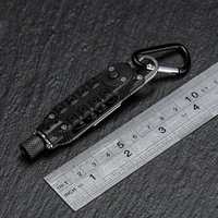 mini portable multifunctional screwdriver combination tool outdoor riding edc key chain screwdriver home maintenance camping