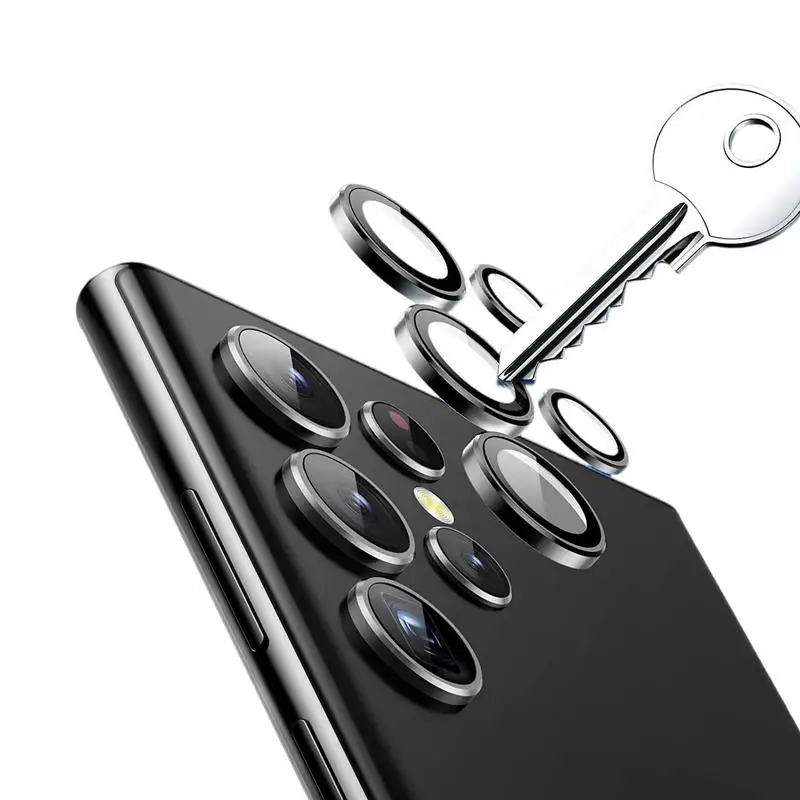 

Camera Lens Glass Cover For Sam Sung S22 Ultra 5G Metal Lens Ring Screen Protector For Sam Sung S22 Ultra Lens Protective Glass