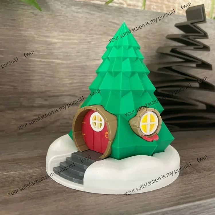 Фото Weihnachts-Керzen-Haus Рождественский свечной домик со светодиодной подсветкой №2