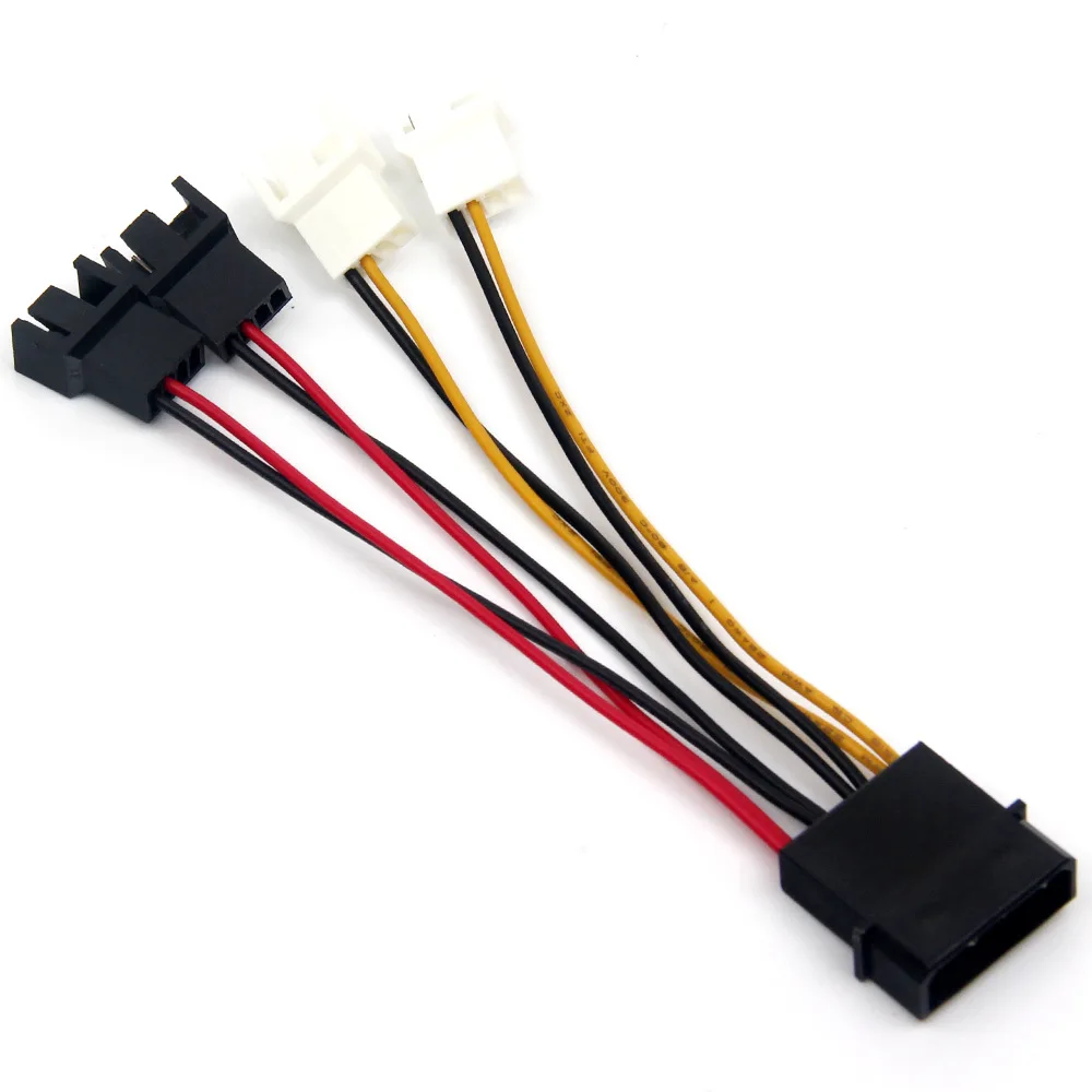 

1 шт./упаковка, 4 контакта, от Molex до 4x4 контактов