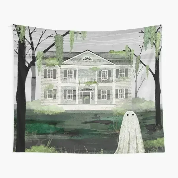 Уолтер поразительный возле башни с привидениями другим забавным