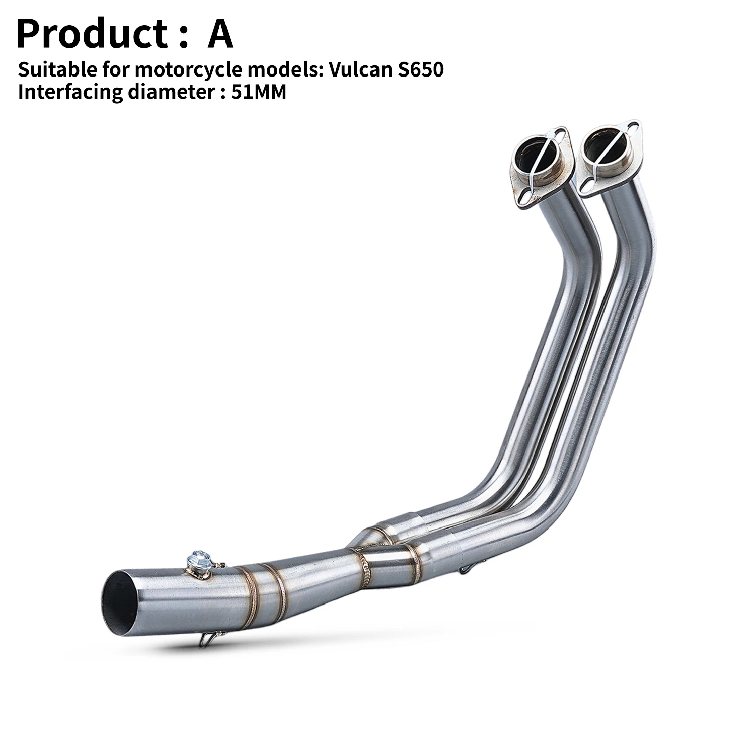 Выхлоп мотоцикла LEO TOC модифицированная передняя труба глушитель DB Killer для Kawasaki