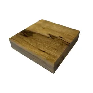 

Черная чаша limba/тарелка для поворота, квадратный чистый блок для резьбы по дереву 10 дюймов x 10 дюймов x 2 дюйма-1 шт.