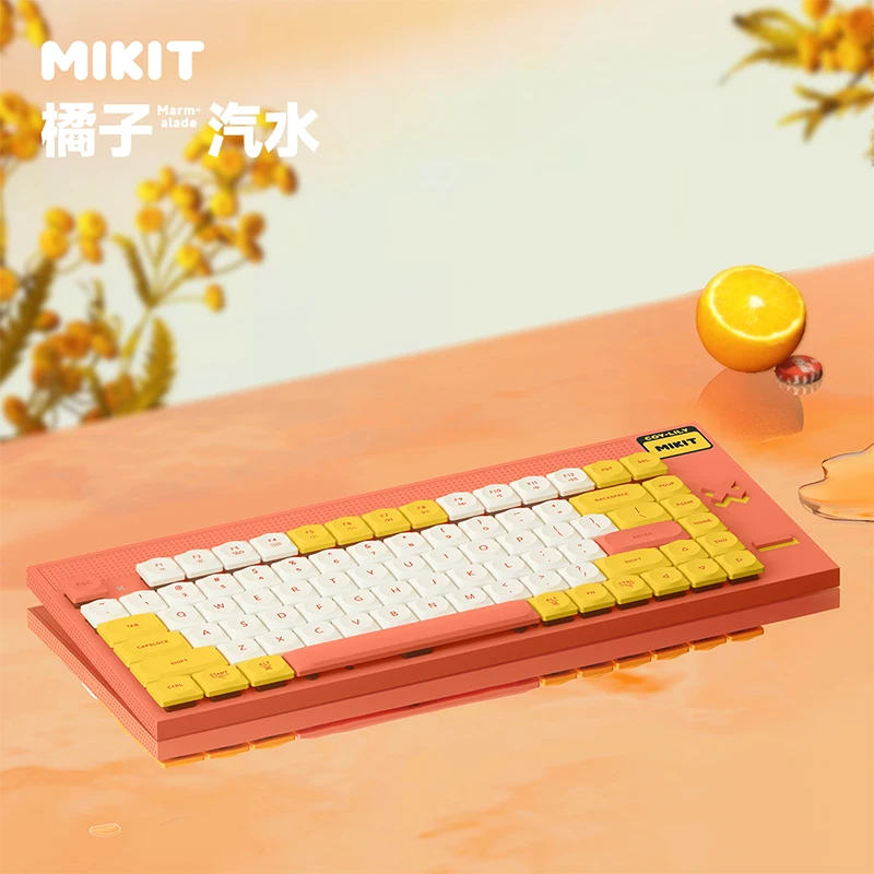 

Беспроводная Механическая Bluetooth-клавиатура Mikit CL80, ультратонкая клавиатура с RGB-подсветкой для Mac, iPad, ноутбуков, ПК, игровых компьютеров, «сд...