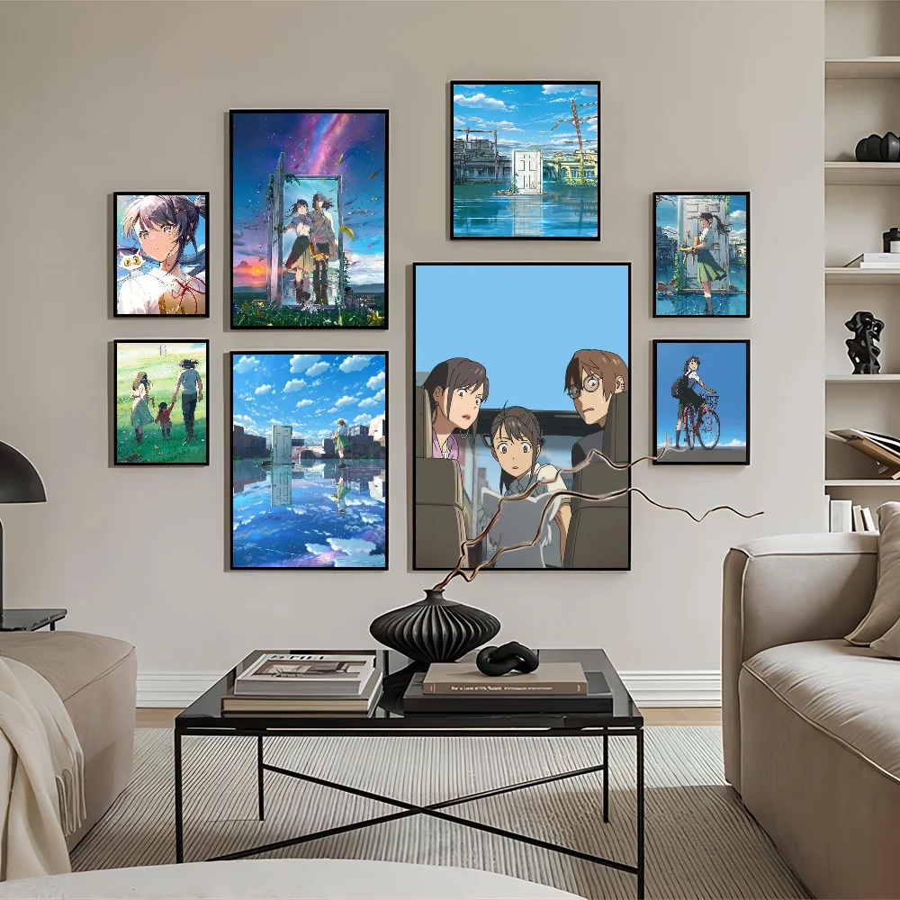 Makoto Shinkai Suzume хорошее качество принты и постеры винтажная комната домашний бар