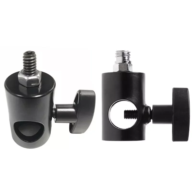 

1/4" 3/8" Thread Interface Rapid Adapter Converter Multi Functional Mount Bracket Adapter for Light Stand Photography