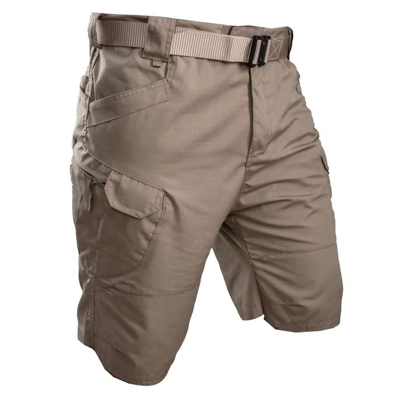 IX7 Military Style Army Fan Tactical Shorts Multi Pocket Cargo Shorts Summer Outdoor Training Hiking Shorts Pants