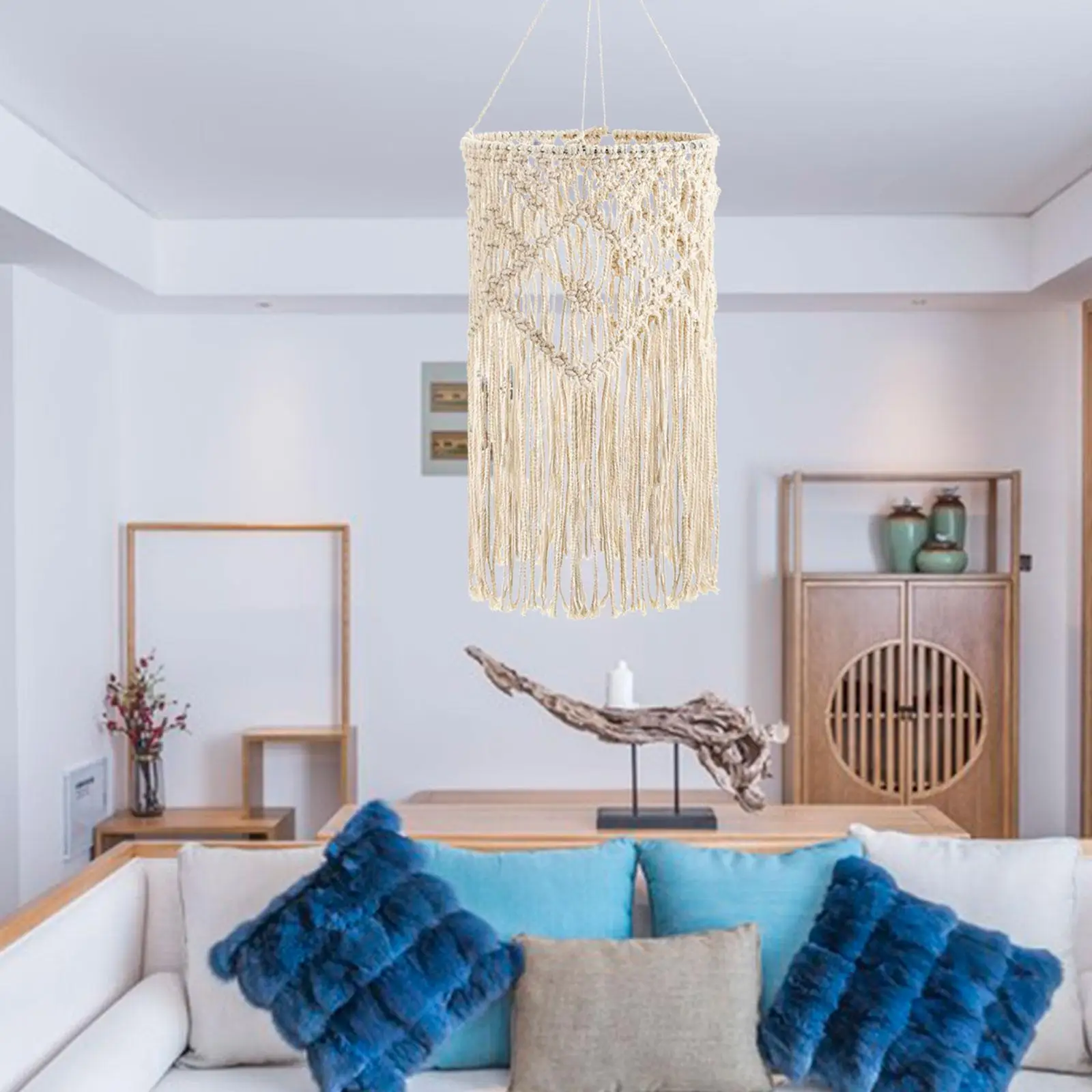 

Макраме, потолочный светильник, современный абажур для детской комнаты, спальни, украшение комнаты