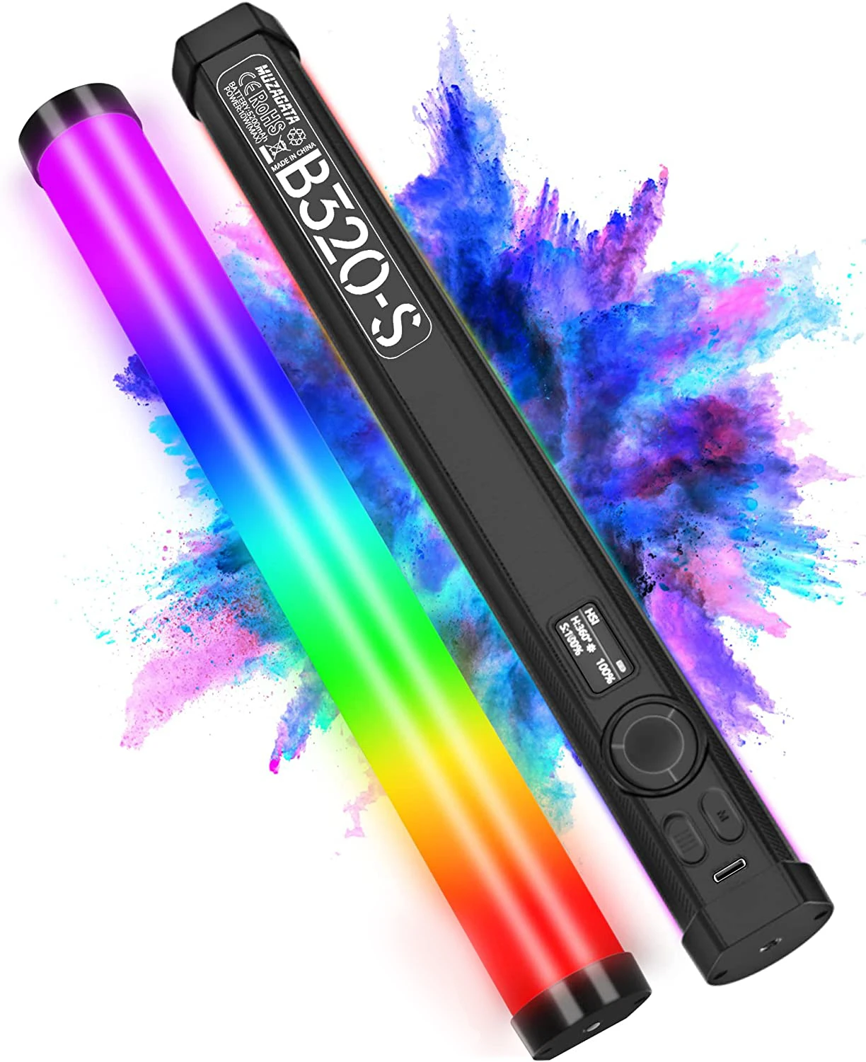 Цветная светодиодная лампа SIDANDE RGB заполнясветильник свет ручной 10 Вт 2500-9900K светодиодсветильник лампа для фотосъемки видео для Vlog Youtube