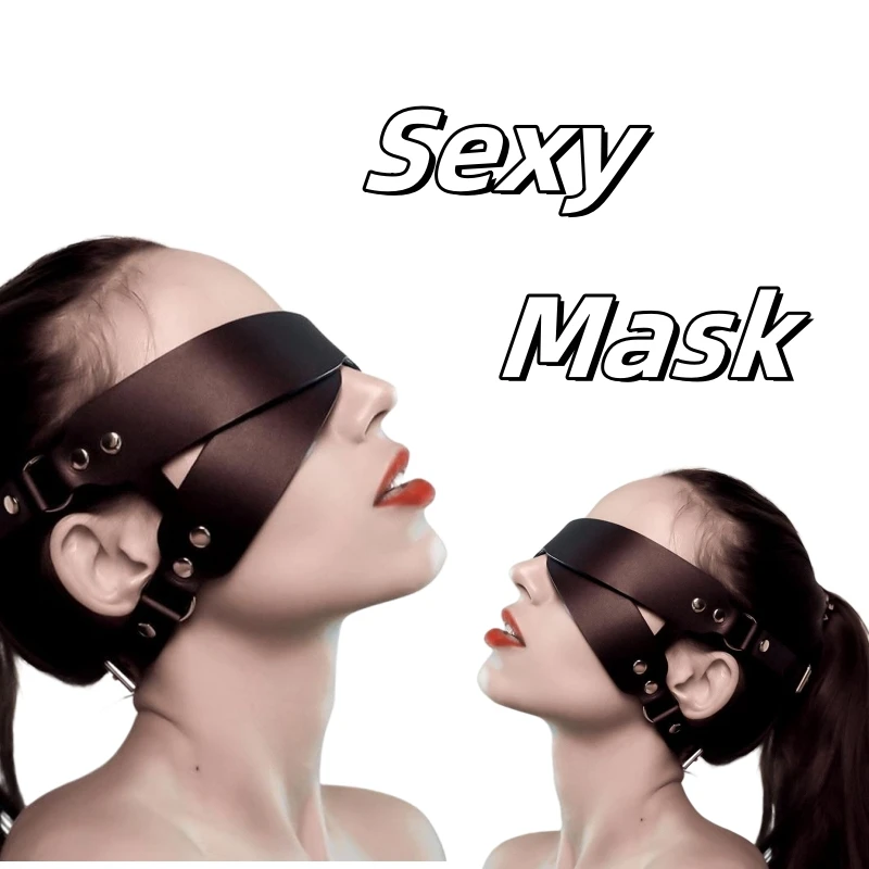 SM секс-реквизит женская сексуальная кожаная маска секс-маска для глаз аксессуары