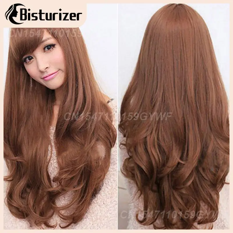 

Парики женские Длинные Синтетические, термостойкие свободные натуральные волосы для косплея, модный Стайлинг