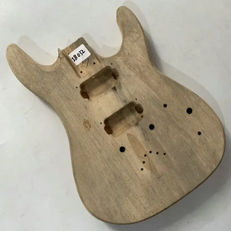 IB032 Nature Solid Basswood для струн через корпус электрогитары HH звукосниматели замены и DIY
