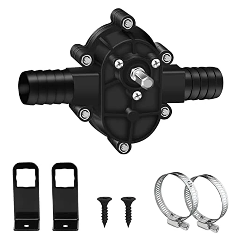 Новый ручной самовсасывающий насос для электродрели простые в использовании