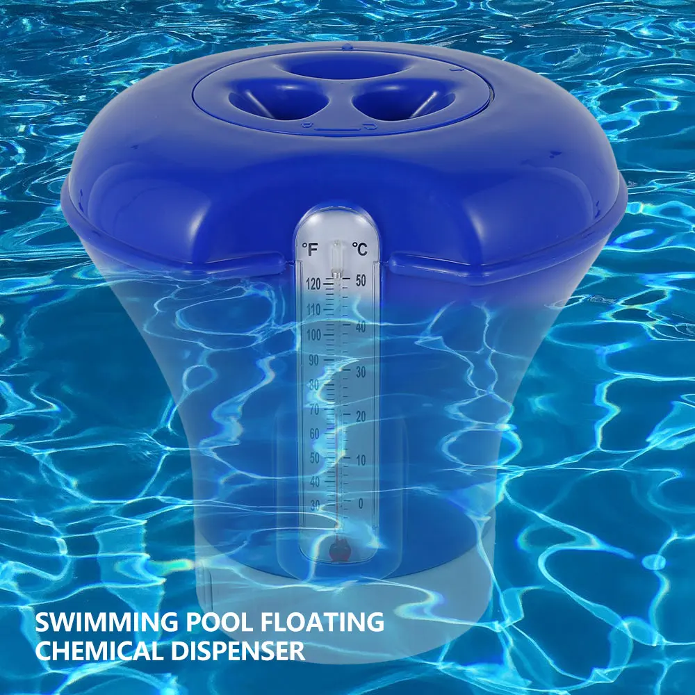 

Swimming Pool Floating Chemical Chlorine Tablet Dispenser Hot Tub Floater Disinfection Tool Cleaner