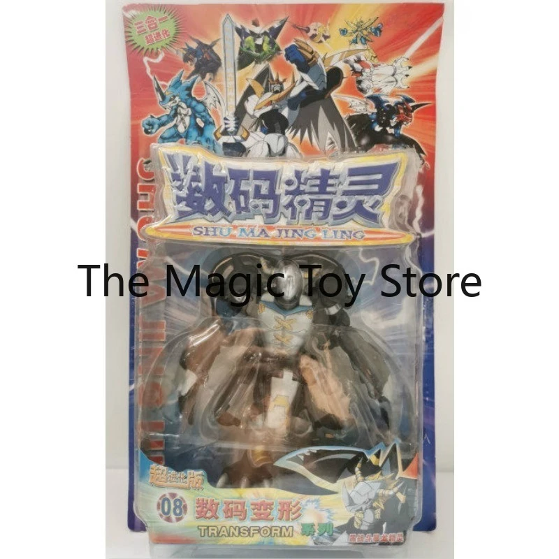 Фото Оригинальные игрушки Digimon, китайская версия, Holy Angelmon, Dark Battlemon, трансформируемые фигурки, модели, коллекционные предметы №1