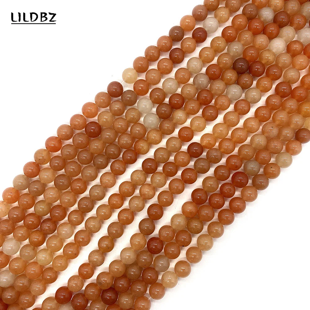 

Natural Stone Red Aventurine Round Beads 6mm8mm10mm Loose Beads for Jewelry Handmade DIY Bracelet Earring Accessories 15 Inches