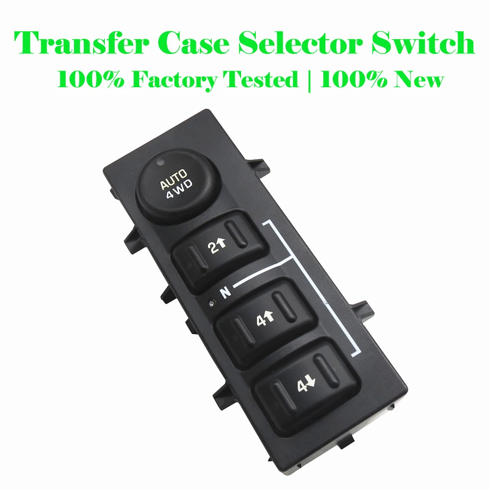 

4WD Wheel Transfer Case Selector Button Dash Switch For Chevrolet Silverado Suburban 2003-2006 GMC YUKON 19259313 15136039