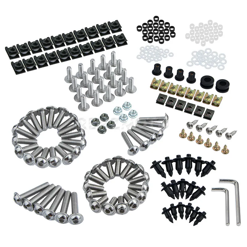 

Factory Motorcycle Windshield Windscreen Screws Kit CNC Fairing Mounting Nuts Kit