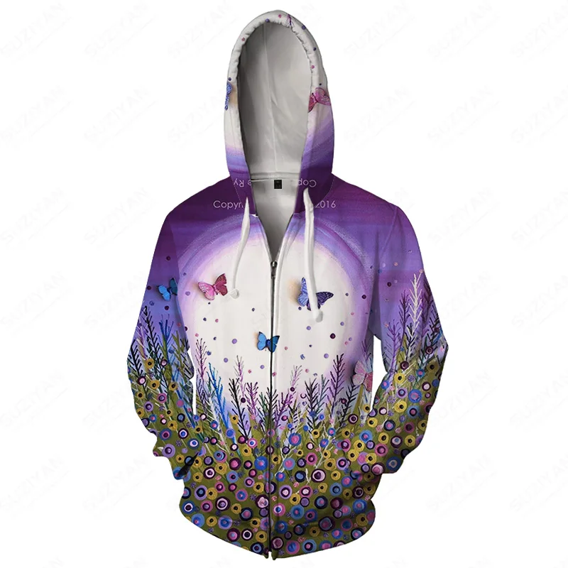 

Clothes For Women Men'S Clothing Men'S Clothes Patterns Full Zip Hoodie Men'S Sweater Blouse Features Harajuku Style