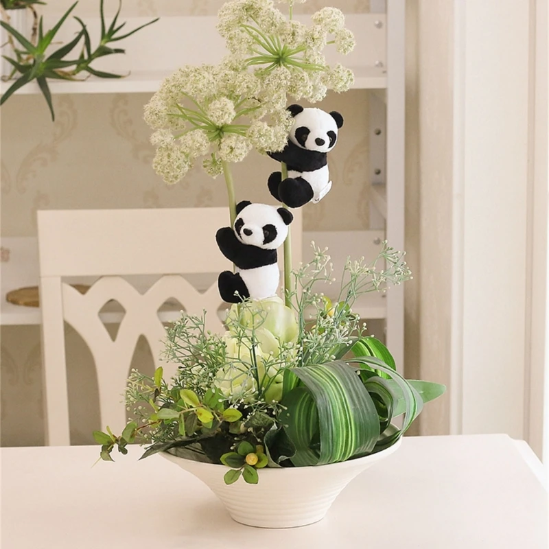 

Мини-панда с зажимом, набивное животное, Ранняя сумка на плечо, ремень, Бадди, панда, Ранняя премия учеников